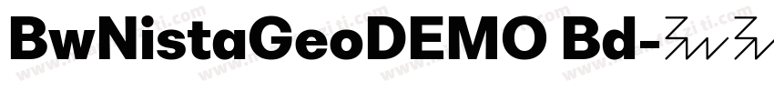 BwNistaGeoDEMO Bd字体转换